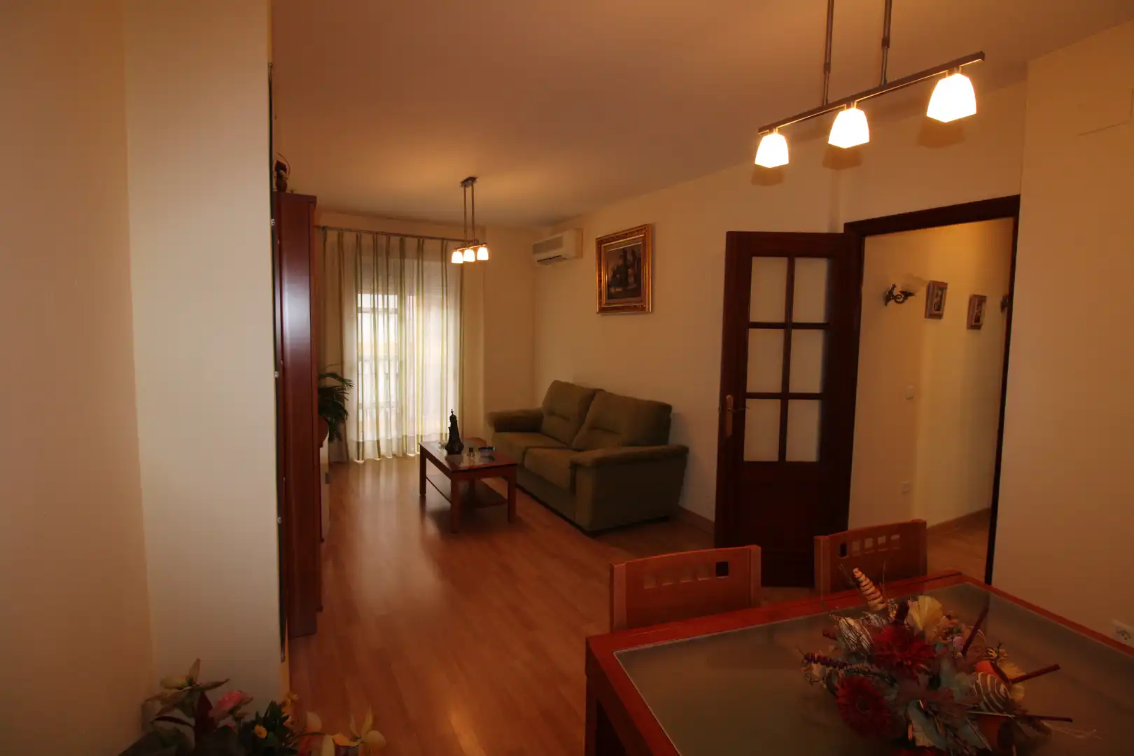Living room of Flat for sale in Huelva  with Air Conditioner, Heating and Furnished
