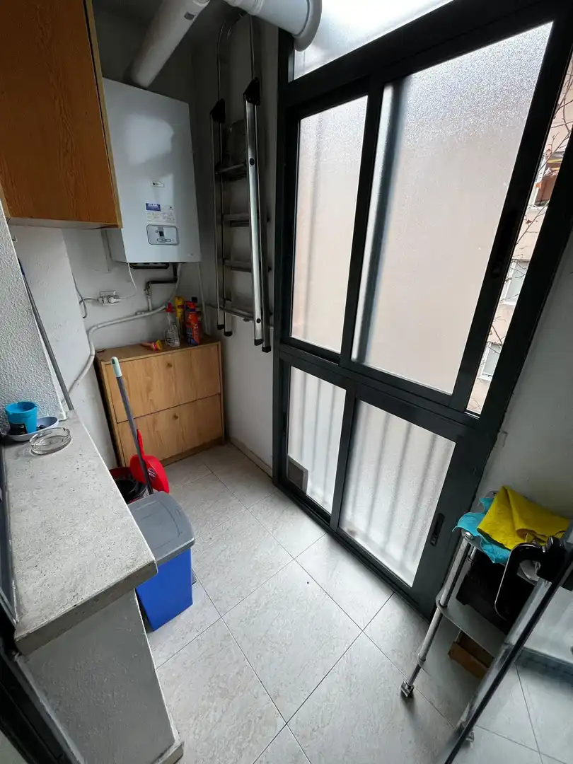 Balcony of Flat for rent in Móstoles  with Air Conditioner, Heating and Parquet flooring