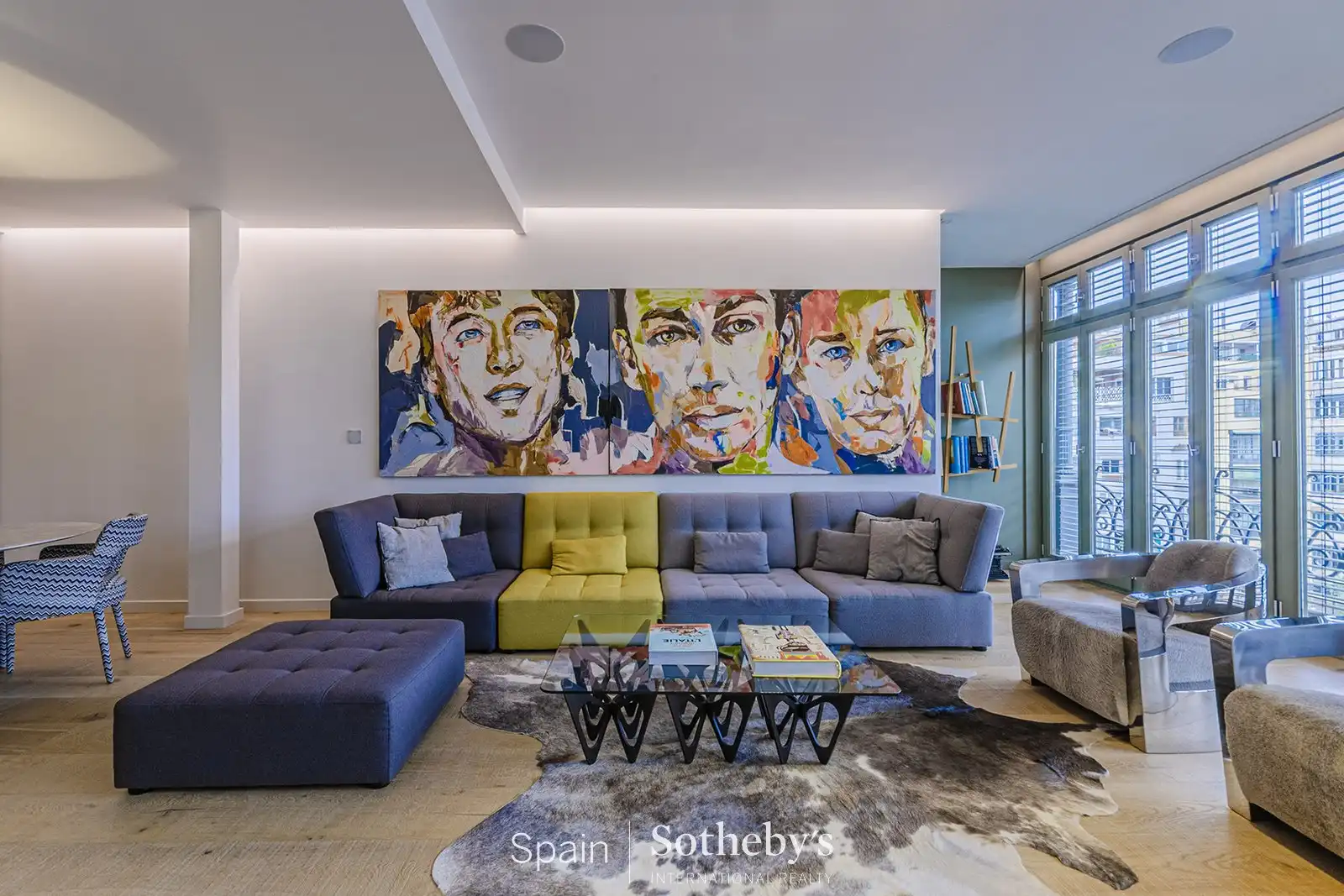 Sala d'estar de Àtic en venda en Barcelona amb Aire condicionat, Calefacció i Terrassa