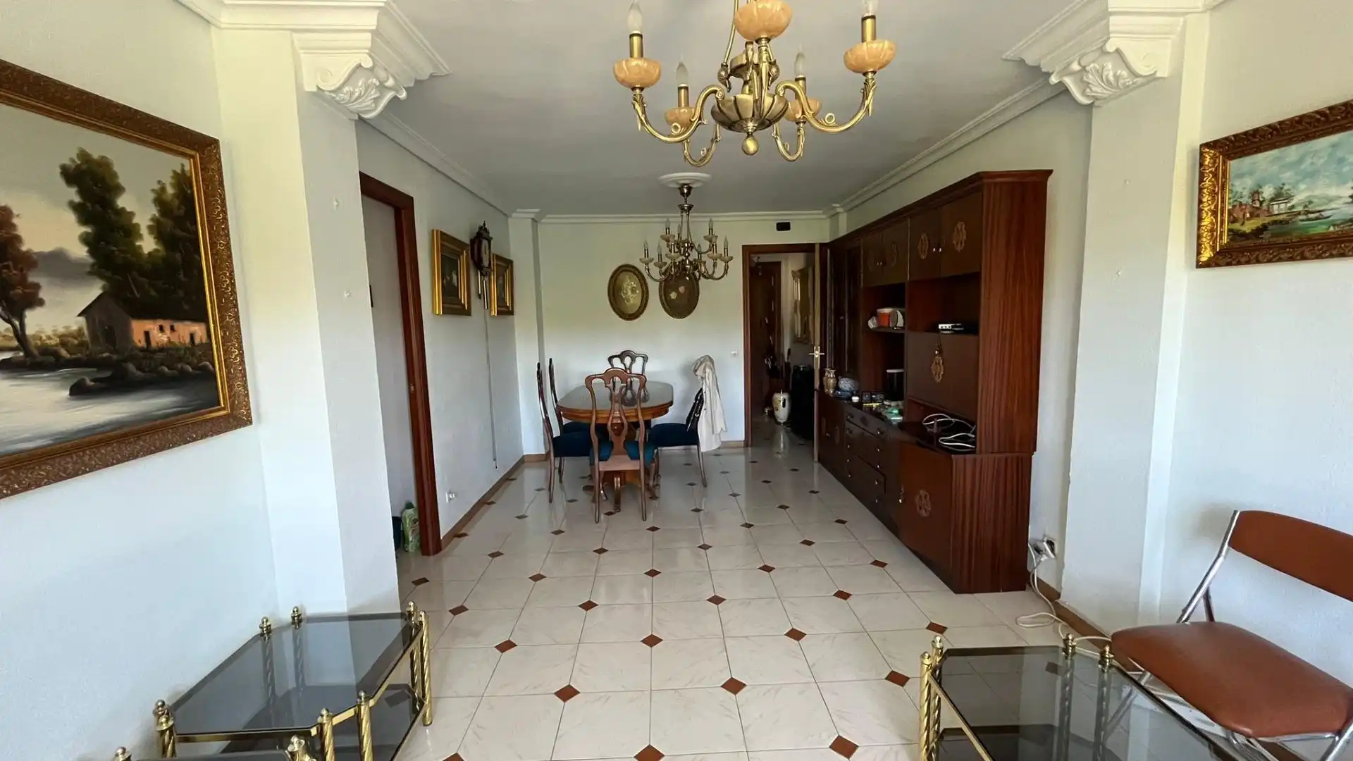 Comedor de Piso para compartir en Sevilla con Aire acondicionado y Terraza