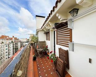 Balcony of Attic to rent in  Barcelona Capital  with Heating, Parquet flooring and Terrace
