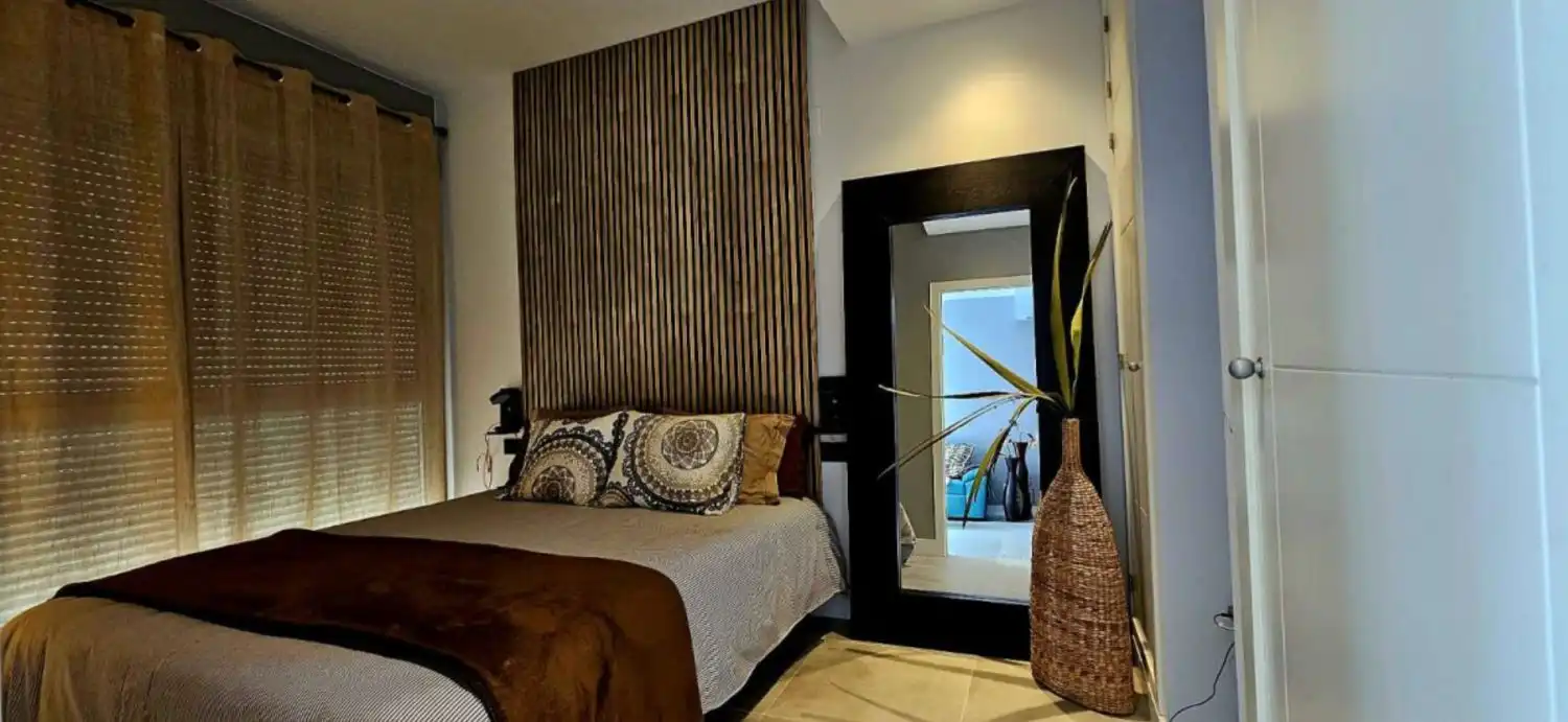Bedroom of Flat for rent in Málaga  with Heating and Furnished