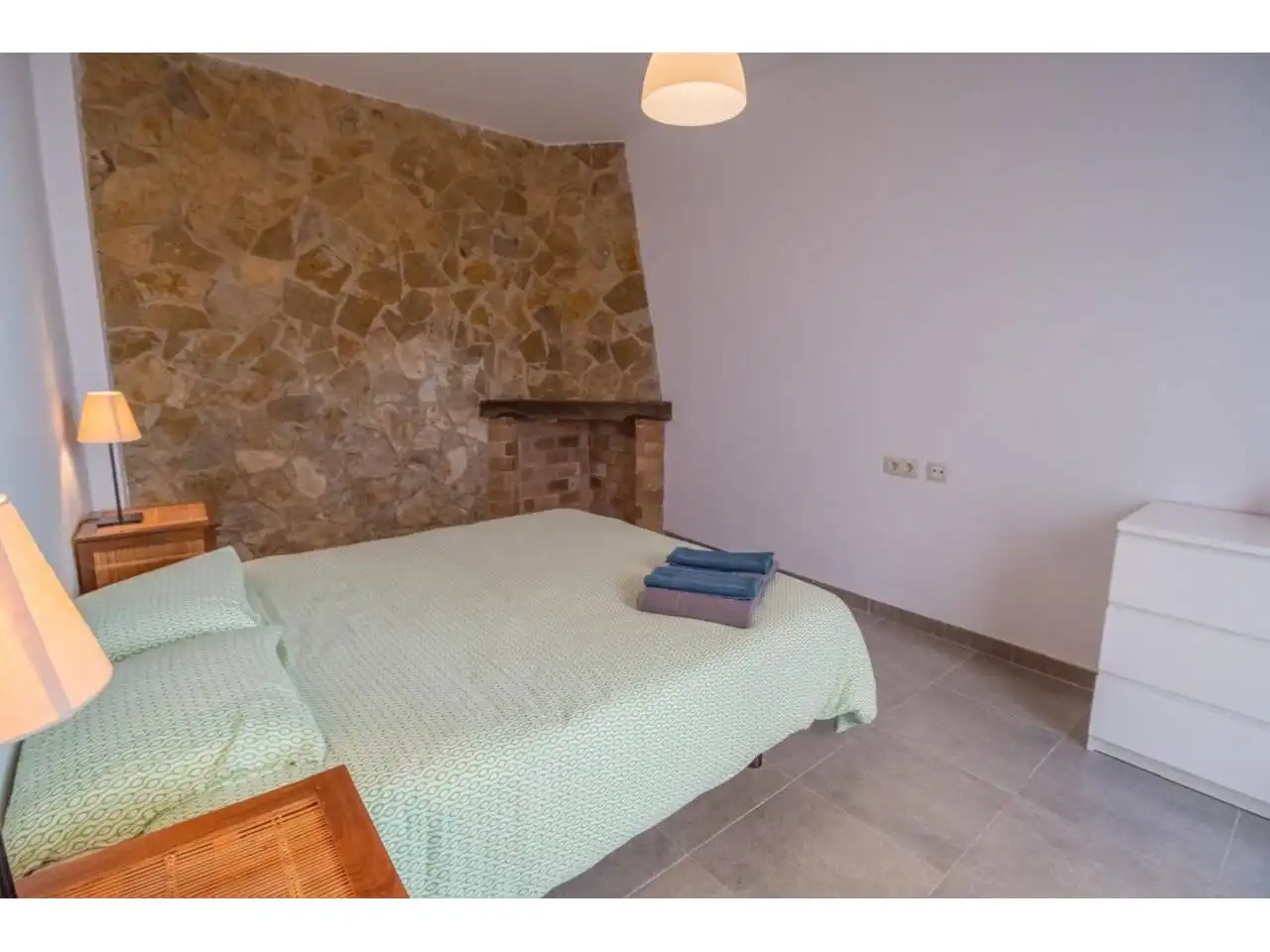 Schlafzimmer von Wohnung zum Verkauf in  Palma de Mallorca mit Klimaanlage, Terrasse und Möbliert