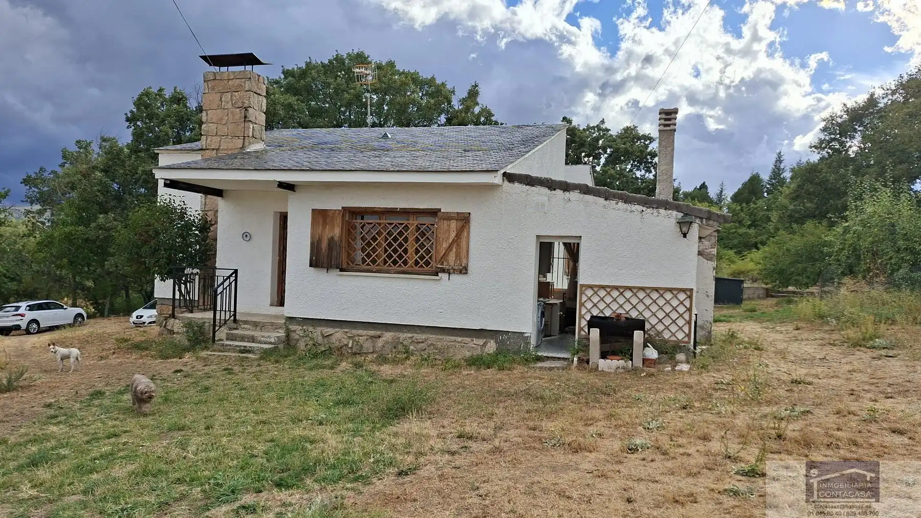 Vista exterior de Finca rústica en venda en Bustarviejo amb Calefacció i Terrassa