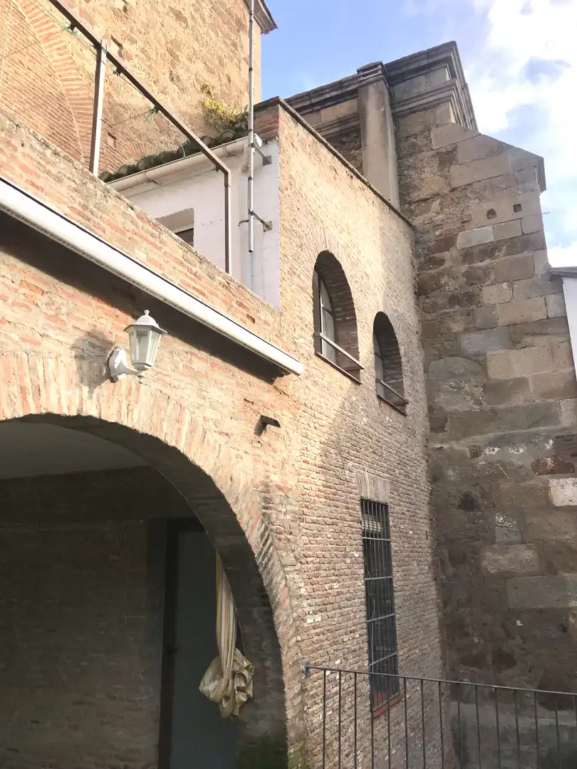 Vista exterior de Casa adosada en venta en Plasencia con Aire acondicionado, Calefacción y Jardín privado