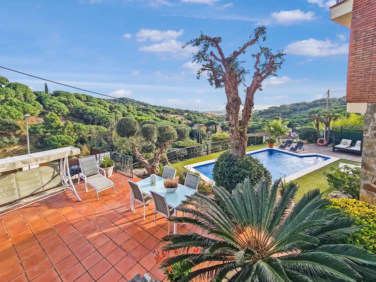 Terraza de Casa o chalet en venta en Alella con Calefacción, Jardín privado y Terraza