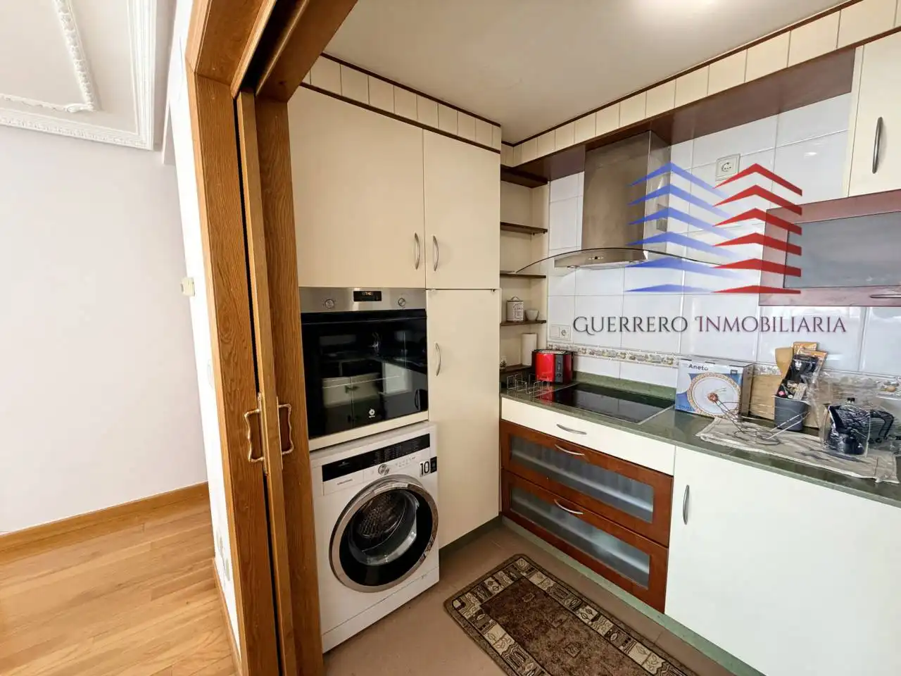 Kitchen of Apartments for rent in Ourense Capital   with Heating, Parquet flooring and Storage room