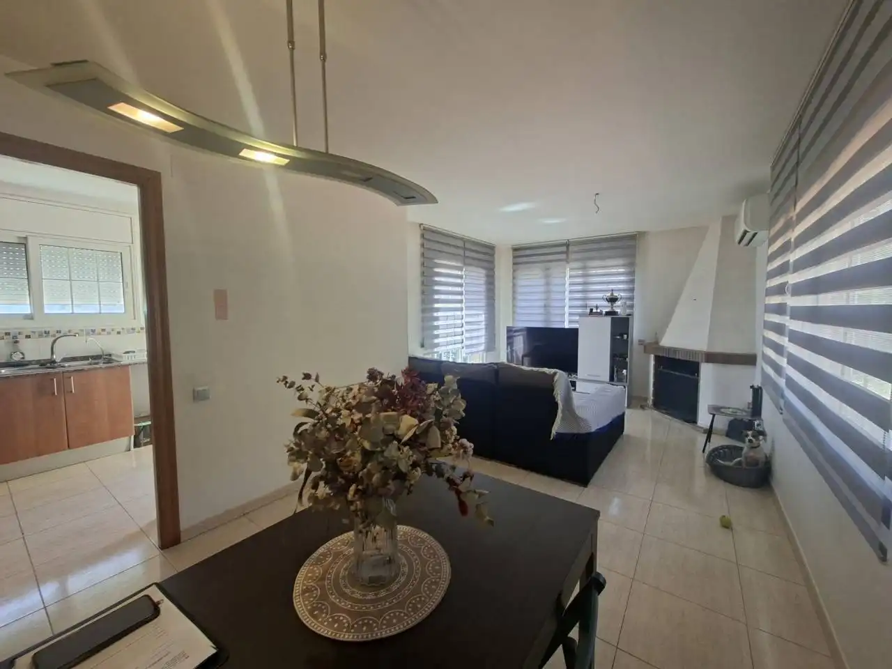 Sala de estar de Casa o chalet de alquiler en Sant Llorenç Savall con Aire acondicionado, Calefacción y Jardín privado
