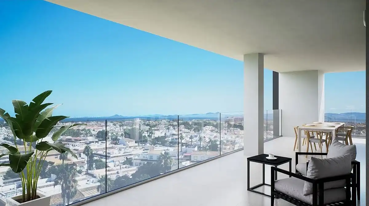 Appartement compact avec terrasse à vendre à Los Narejos - Punta Calera, imagen 5