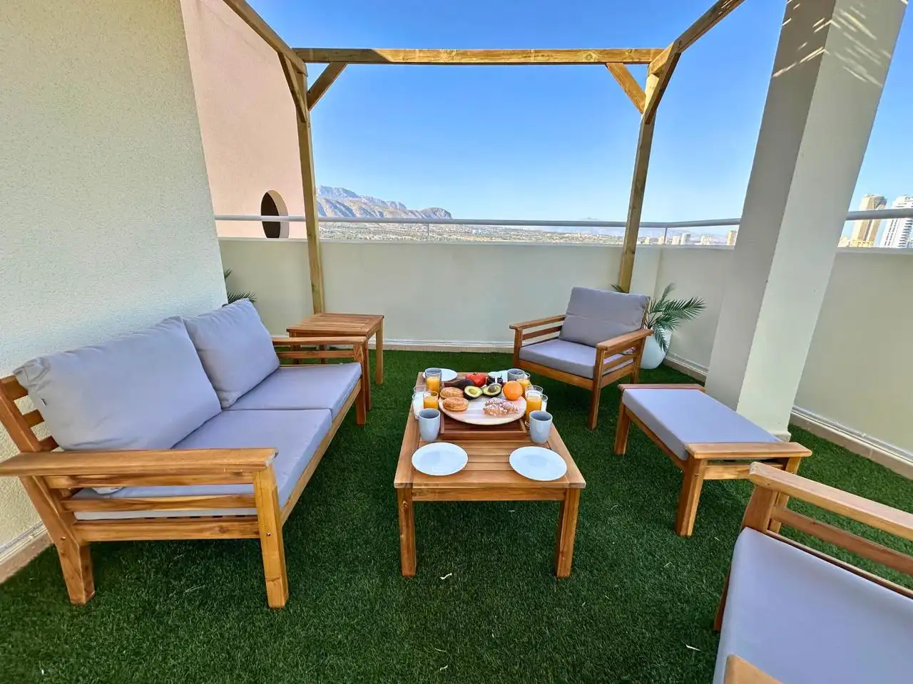 Terraza de Piso en venta en Villajoyosa / La Vila Joiosa con Aire acondicionado, Terraza y Amueblado