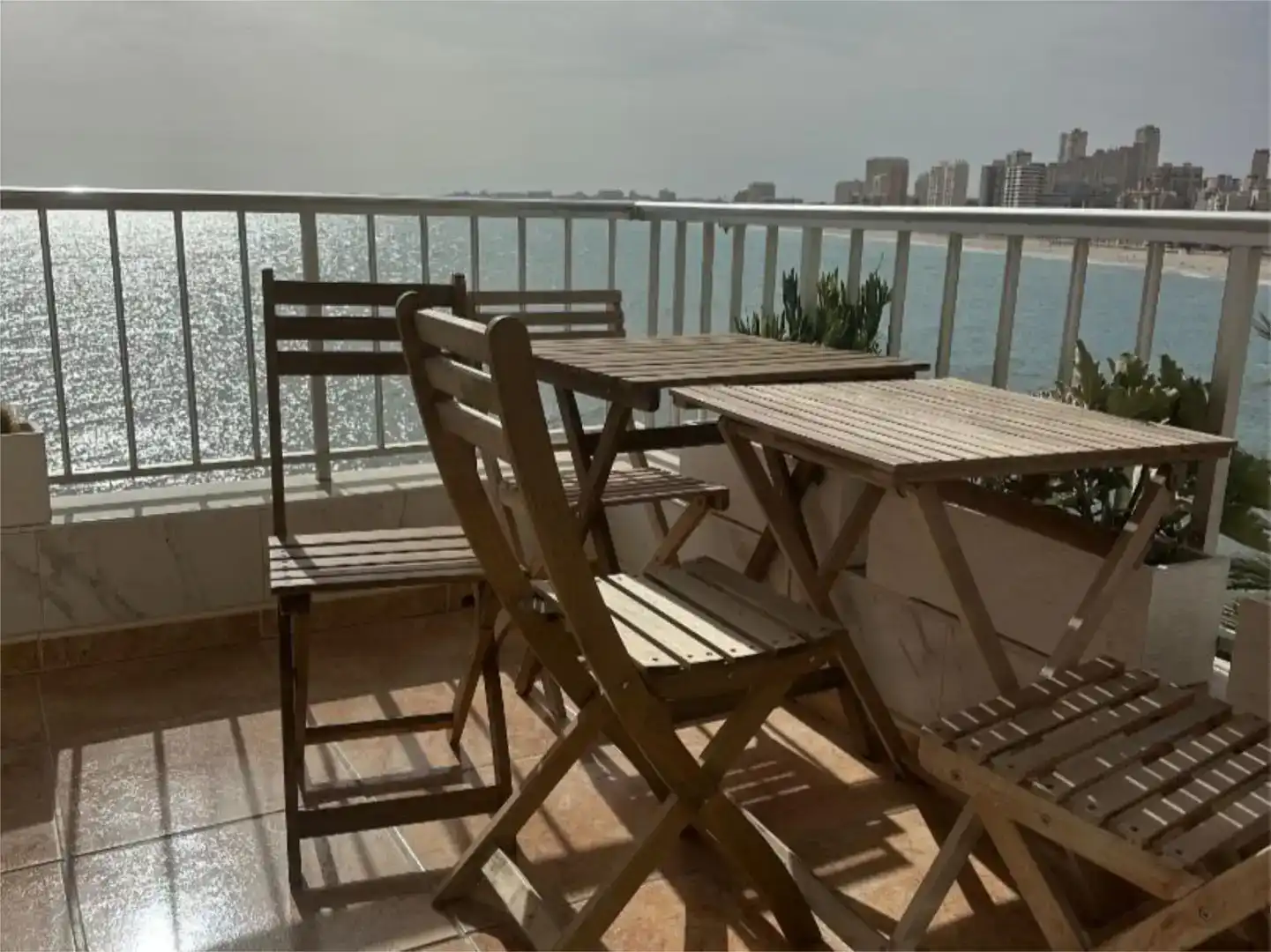Balcony of Flat for rent in Playa Muchavista