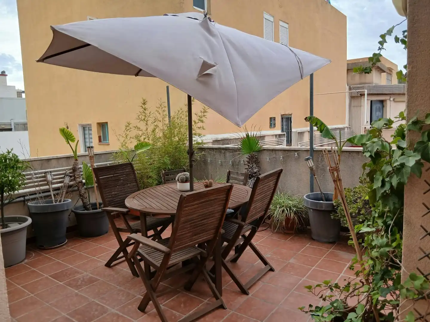 Terraza de Piso de alquiler en Centro