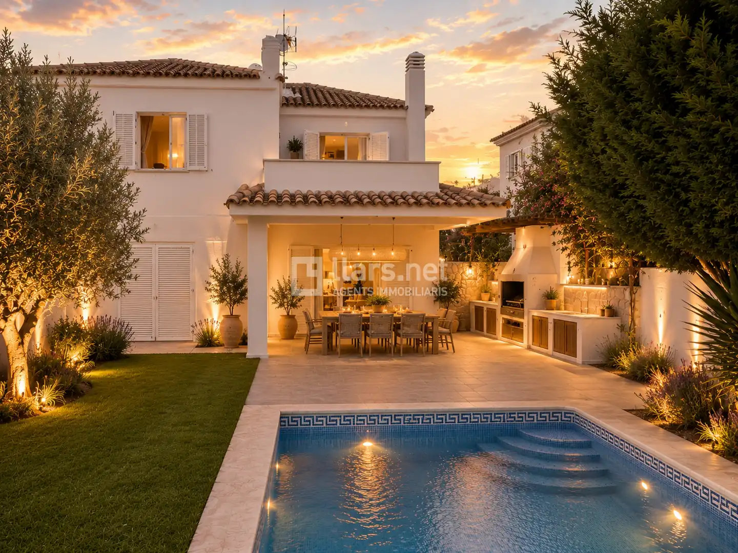 Terrassa de Casa o xalet en venda en Sant Pere de Ribes amb Aire condicionat, Jardí privat i Terrassa