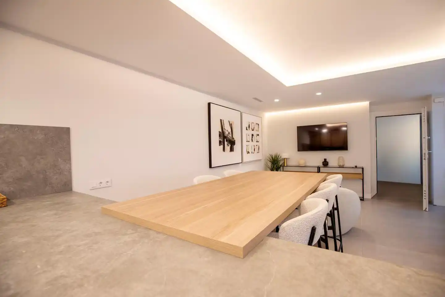 Dining room of Apartments for rent in Cerdanyola del Vallès  with Air Conditioner and Furnished