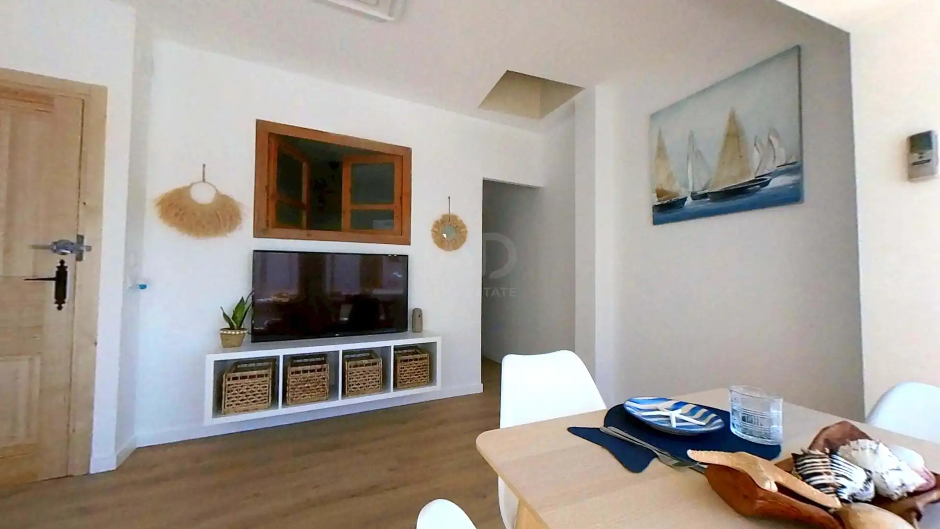 Sala de estar de Piso en venta en L'Ametlla de Mar  con Aire acondicionado y Terraza