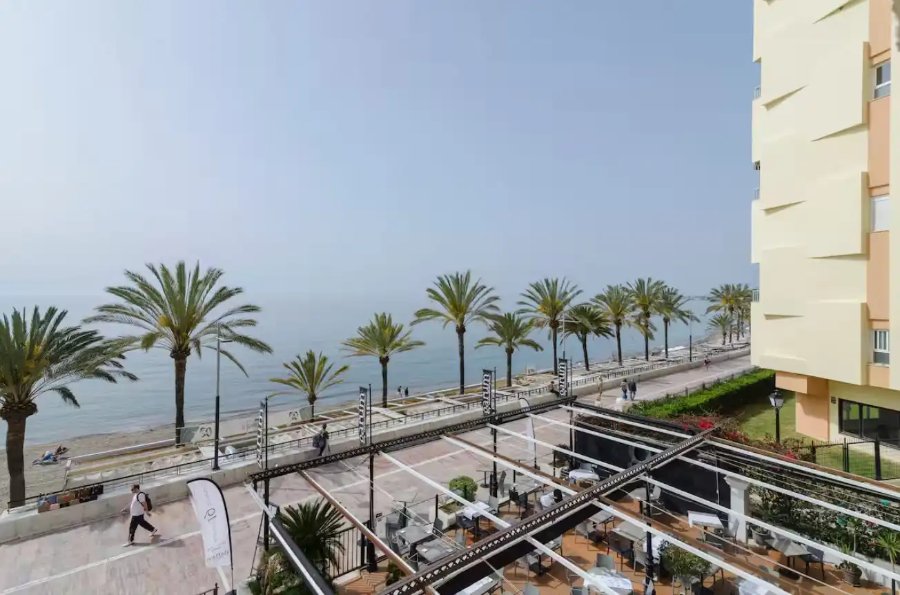 Terrace of Apartments for rent in Marbella  with Air Conditioner, Heating and Parquet flooring