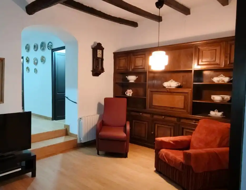 Sala d'estar de Casa o xalet en venda en Cervelló amb Calefacció, Jardí privat i Traster