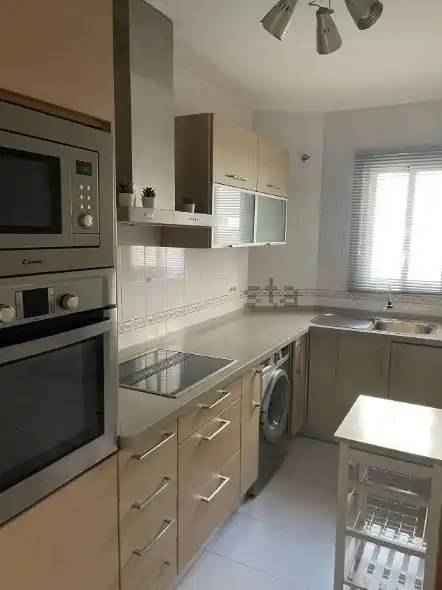 Kitchen of Flat for rent in Málaga  with Air Conditioner, Furnished and Oven