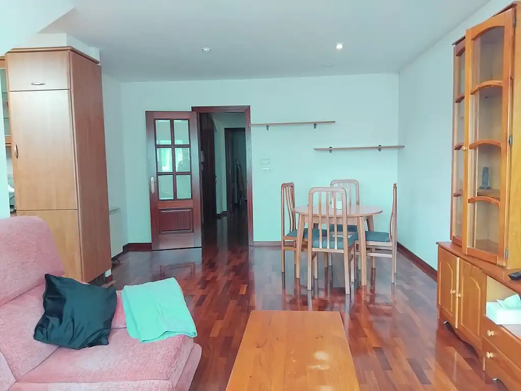 Living room of Duplexes for sale in A Coruña Capital   with Heating, Parquet flooring and Terrace