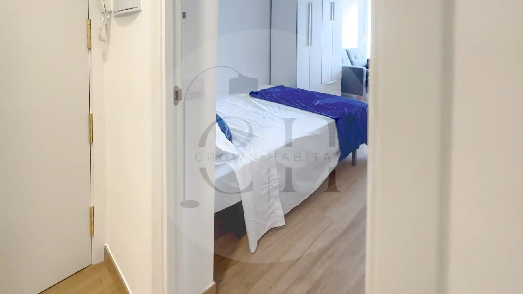 Dormitori de Pis de lloguer en Madrid amb Aire condicionat, Calefacció i Parquet