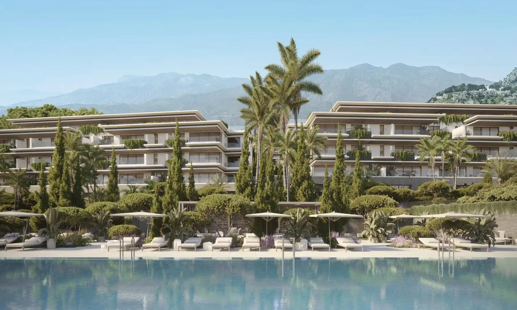 Apartamento con piscina en venta en Mijas pueblo
