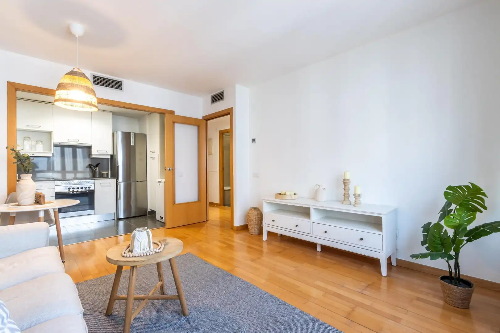 Sala de estar de Piso en venta en Sabadell con Aire acondicionado, Calefacción y Parquet