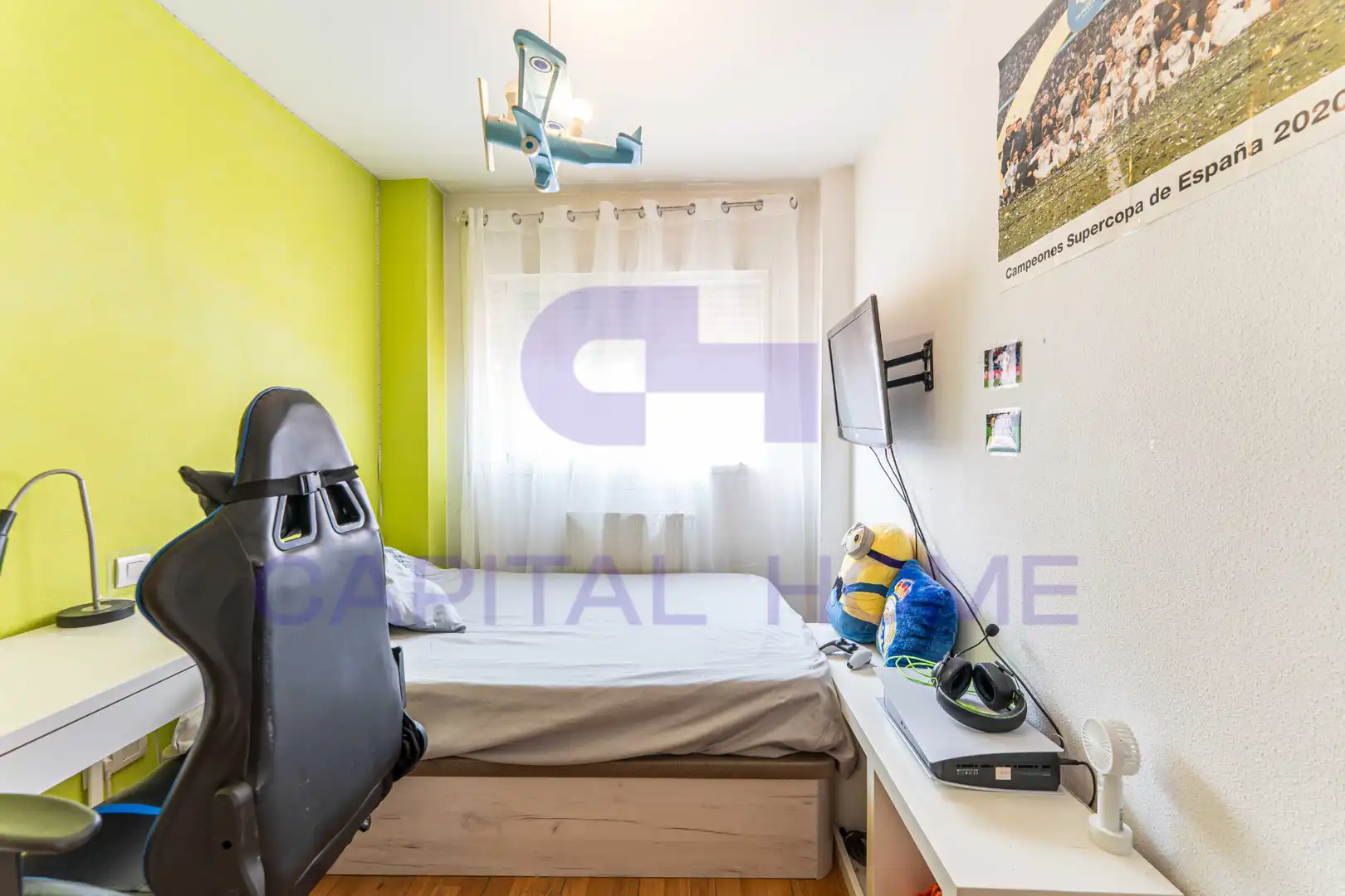 Schlafzimmer von Dachboden zum Verkauf in Arroyomolinos (Madrid) mit Klimaanlage, Heizung und Terrasse