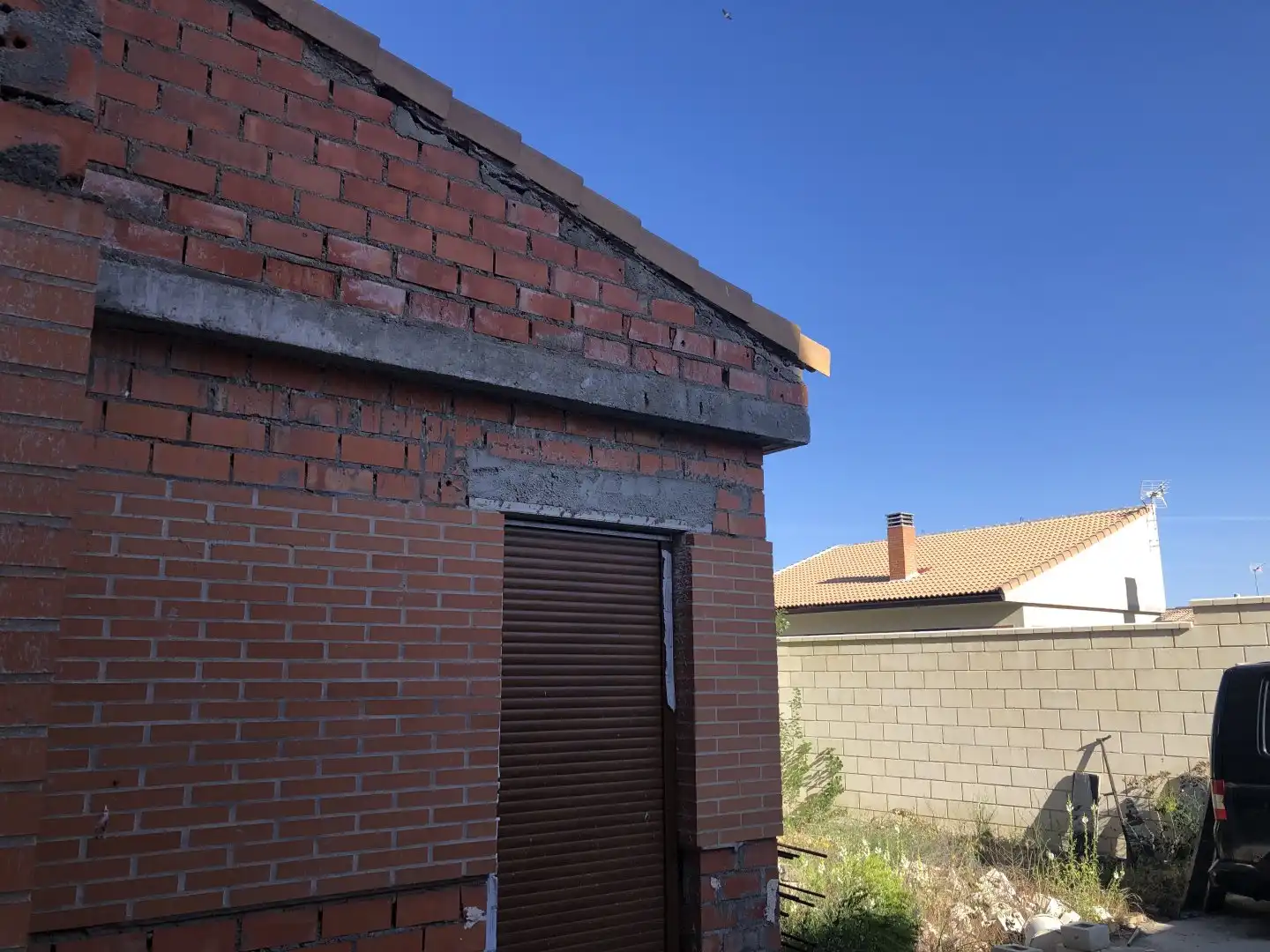Vista exterior de Casa o chalet en venta en Bernuy de Porreros con Jardín privado