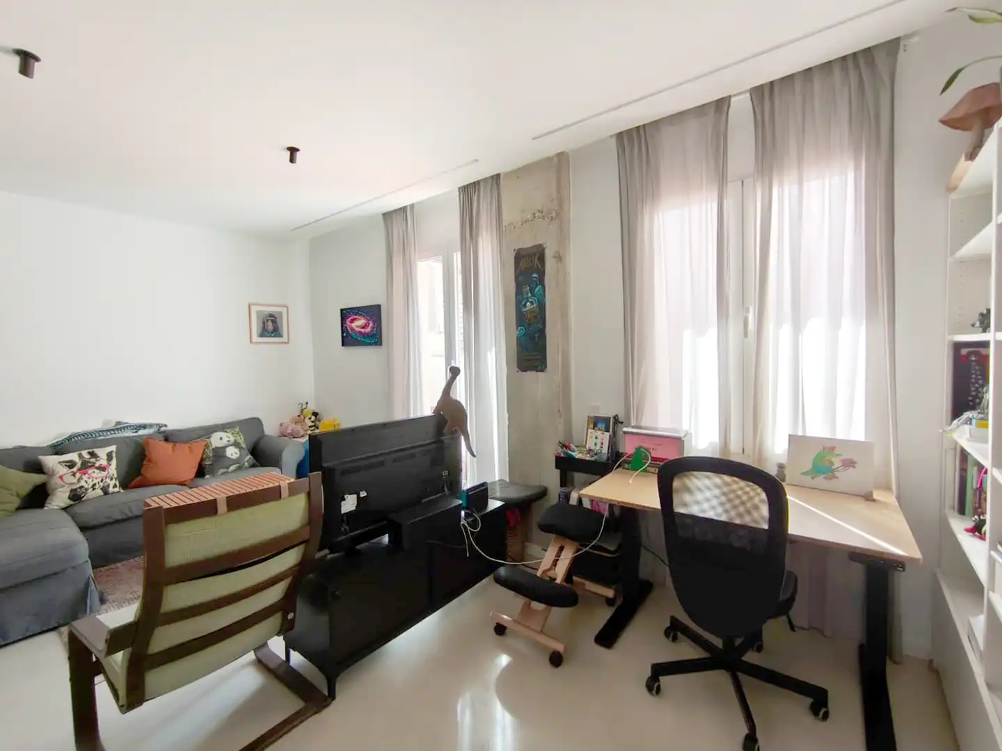 Sala de estar de Piso en venta en Madrid con Aire acondicionado, Calefacción y Terraza