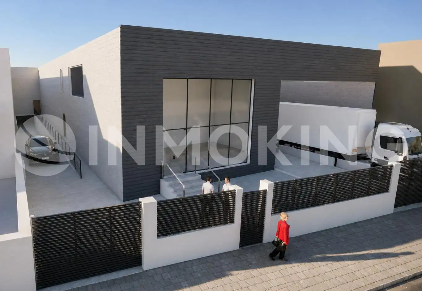 Exterior view of Industrial buildings for rent in Almussafes  with Alarm