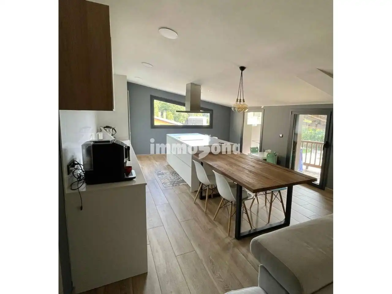 Exterior view of Houses for sale in La Vall d'en Bas  with Heating, Private garden and Terrace