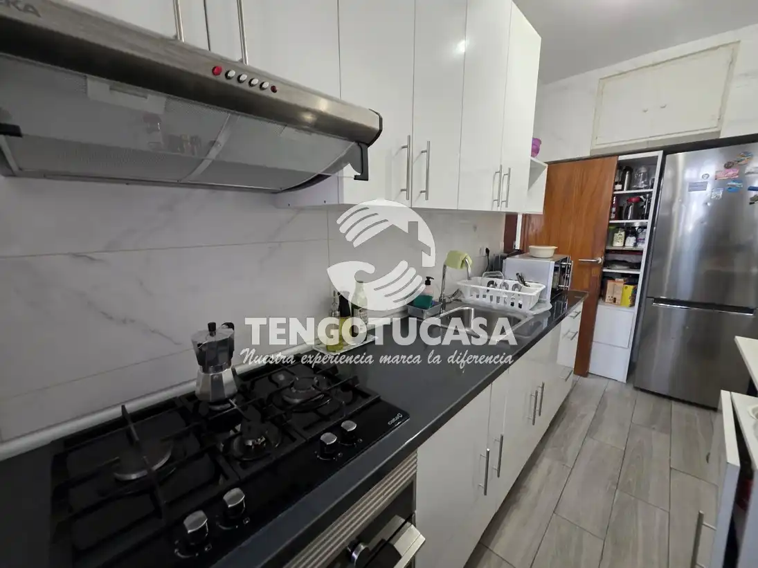 Kitchen of Flat for sale in Madrid  with Air Conditioner, Terrace and Furnished