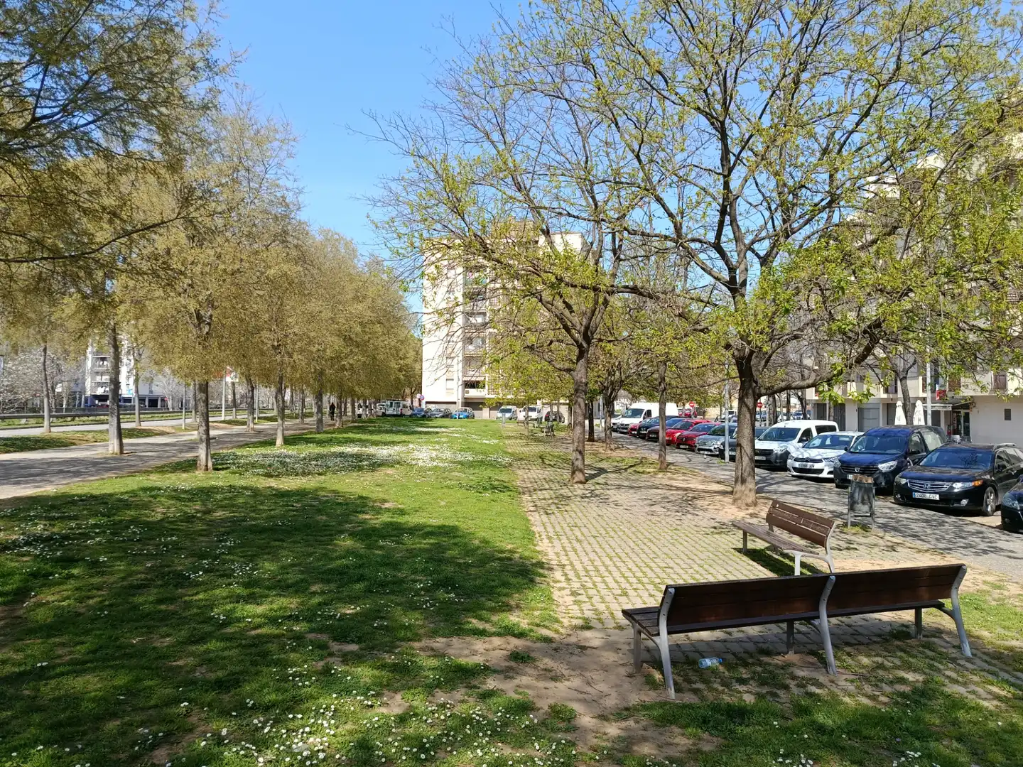 Vista exterior de Piso en venta en Girona con Aire acondicionado, Calefacción y Jardín privado