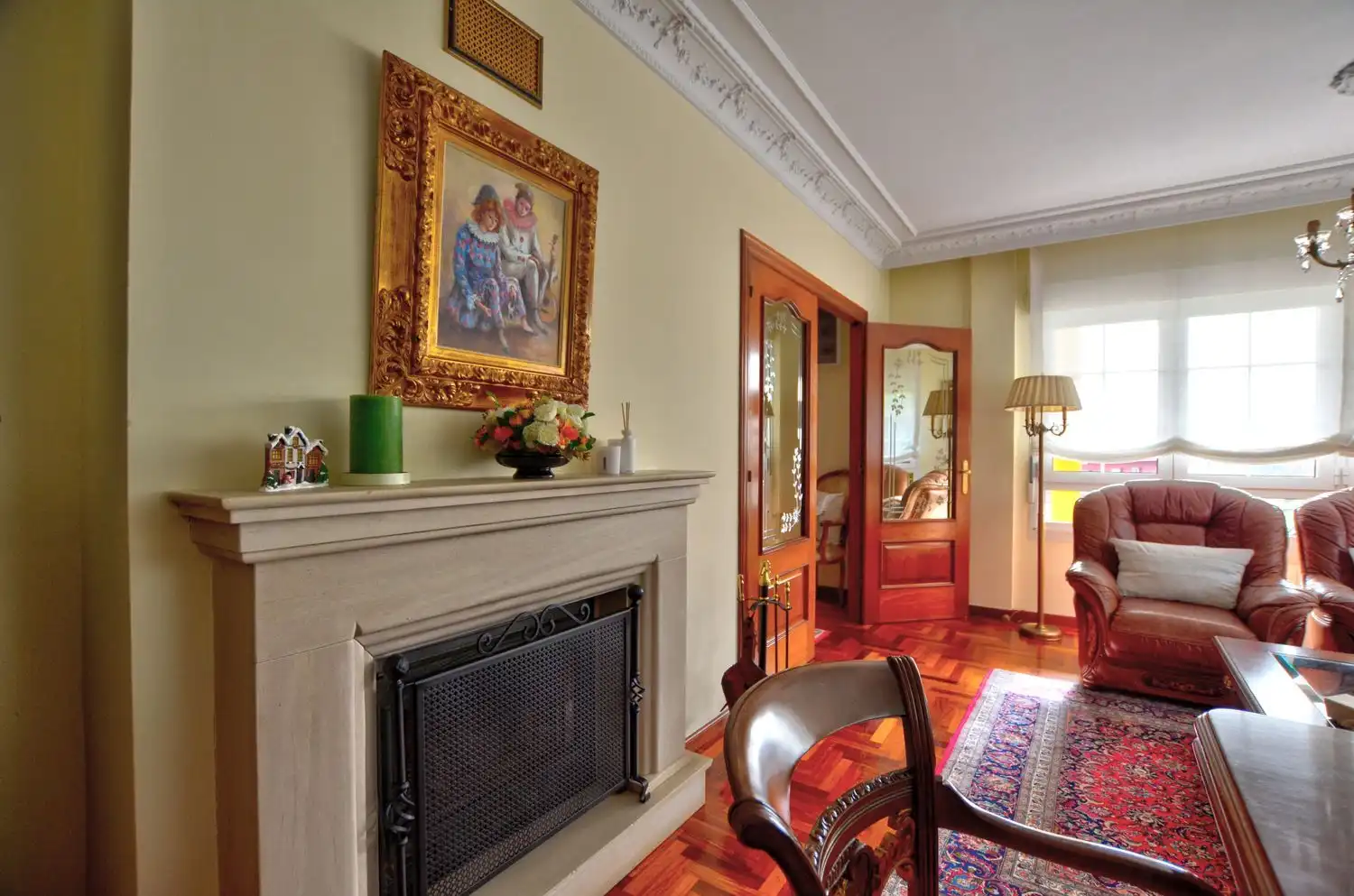 Sala de estar de Casa o chalet en venta en Avilés con Calefacción, Terraza y Trastero