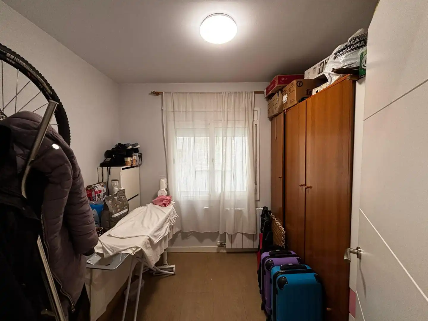 Schlafzimmer von Wohnung zum Verkauf in Badalona mit Klimaanlage, Heizung und Parkett
