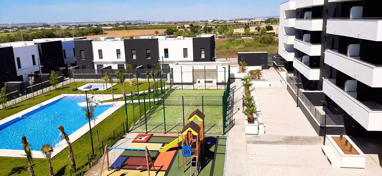 Terrasse von Wohnung zur Miete in La Rinconada mit Klimaanlage, Heizung und Terrasse