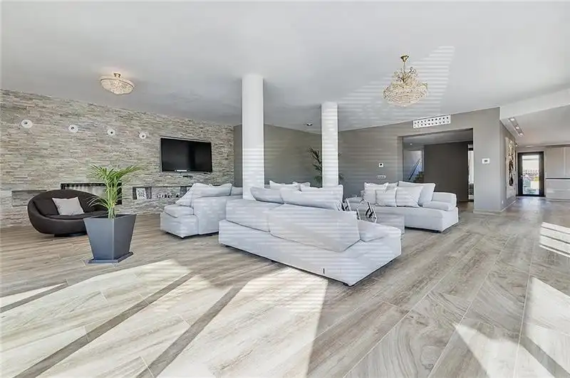 Wohnzimmer von Haus oder Chalet zur Miete in  Palma de Mallorca mit Klimaanlage, Heizung und Privatgarten