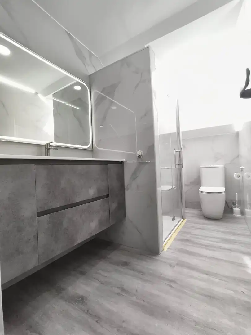 Bathroom of Attic for rent in Entrambasaguas  with Heating, Terrace and Furnished