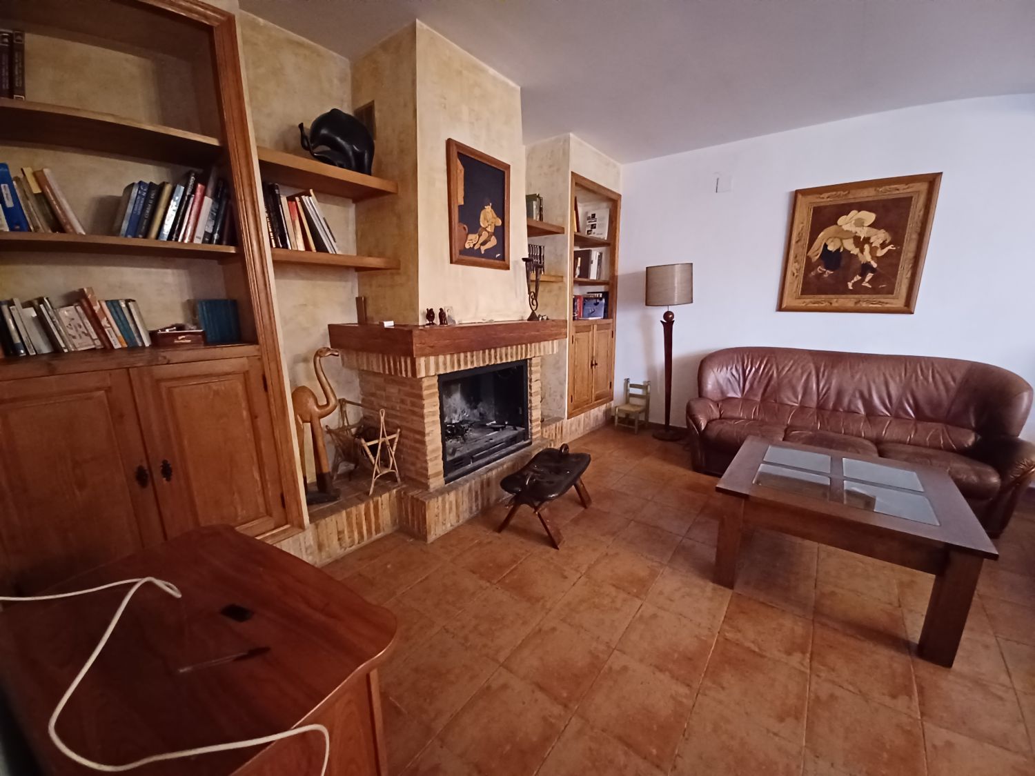 Sala d'estar de Casa o xalet en venda en Fuensanta amb Calefacció, Jardí privat i Terrassa