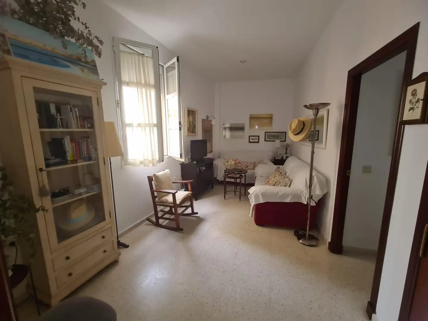 Sala de estar de Piso en venta en Cádiz con Amueblado