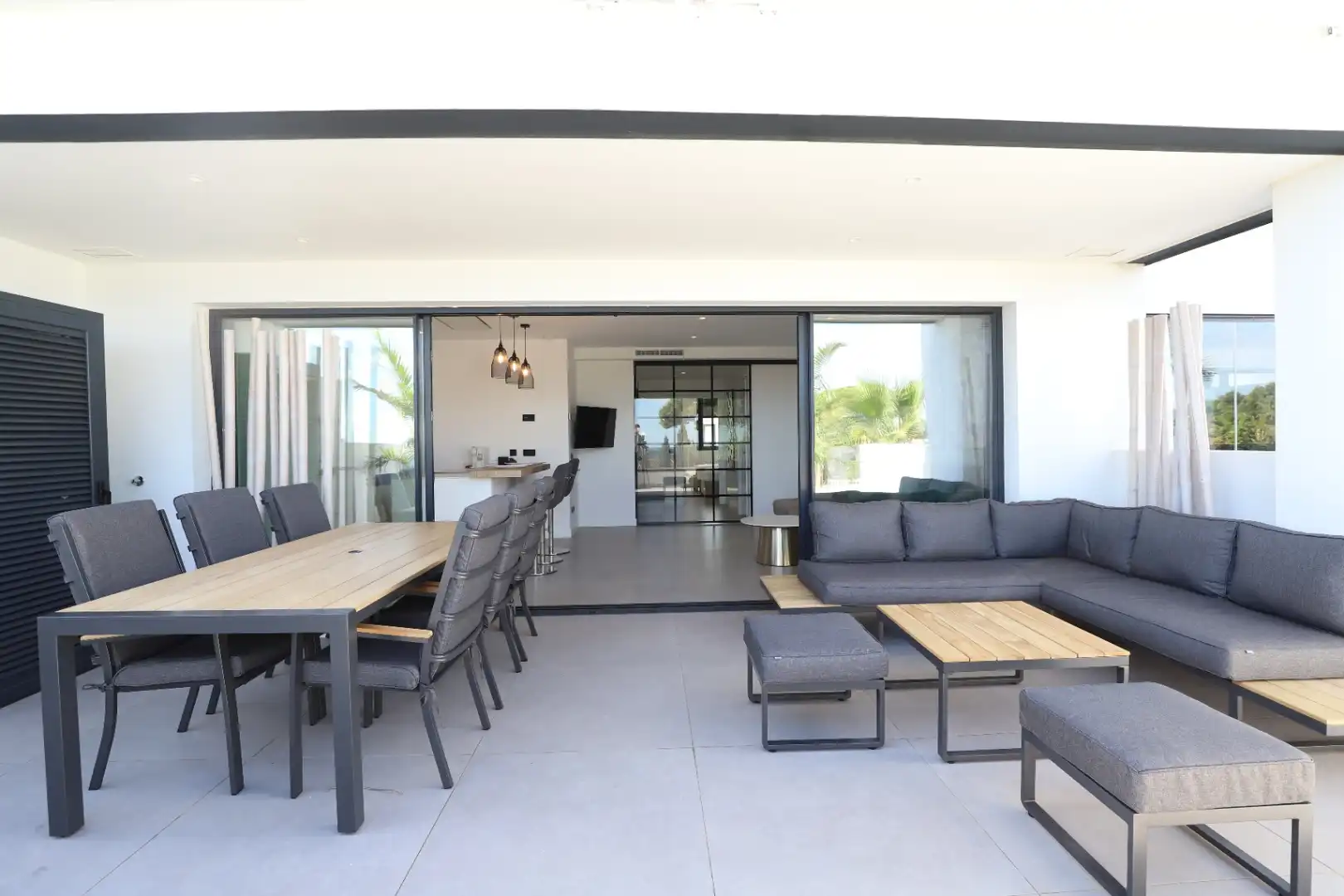 Terrassa de Apartament de lloguer en Estepona amb Aire condicionat, Calefacció i Terrassa