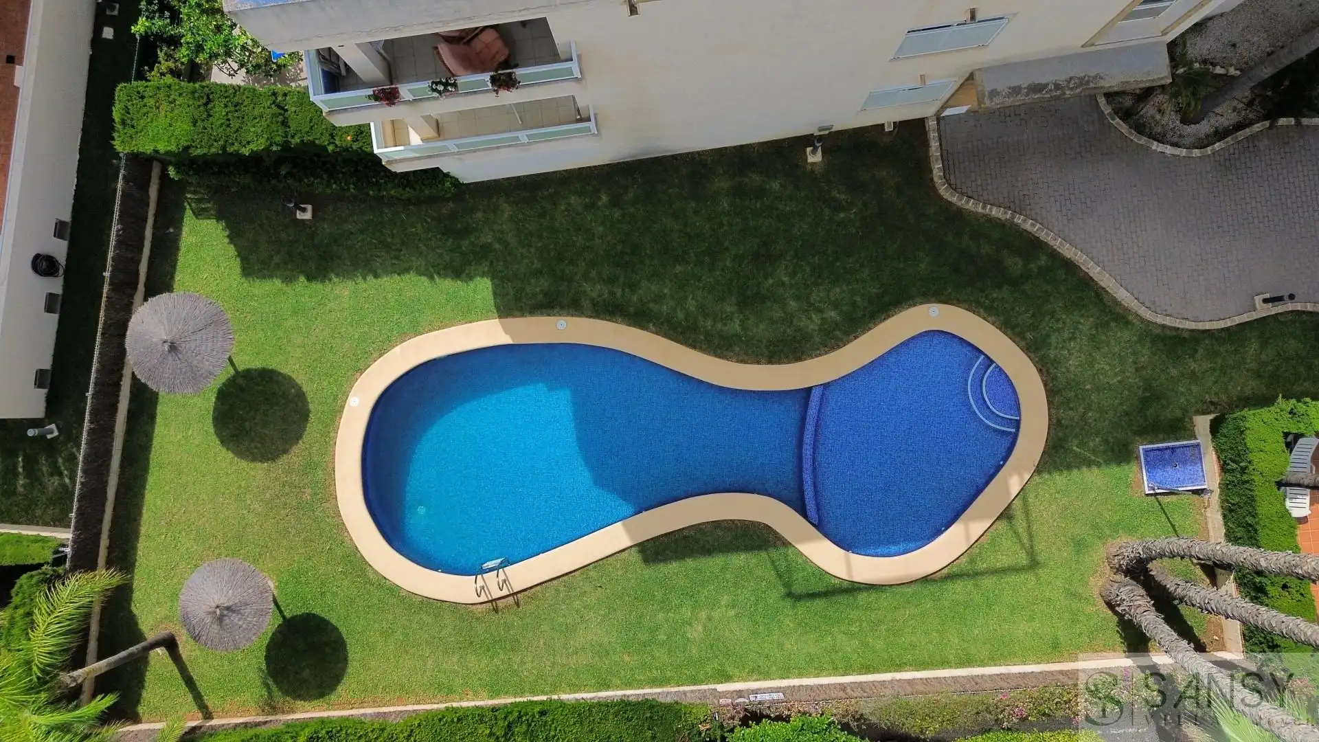 Swimming pool of Flat for sale in Jávea / Xàbia  with Air Conditioner, Heating and Terrace