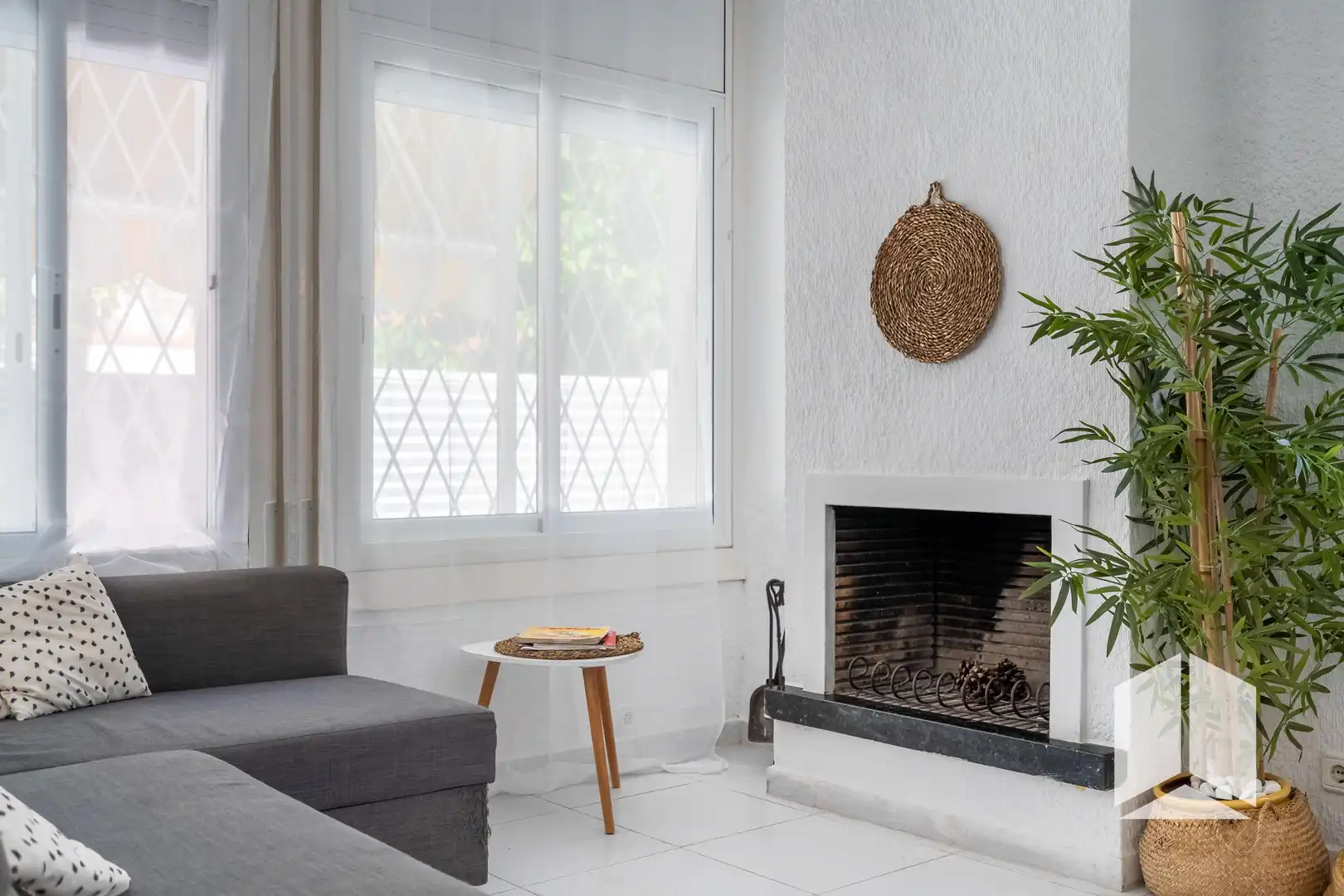 Sala de estar de Casa o chalet en venta en Castelldefels con Aire acondicionado, Terraza y Trastero