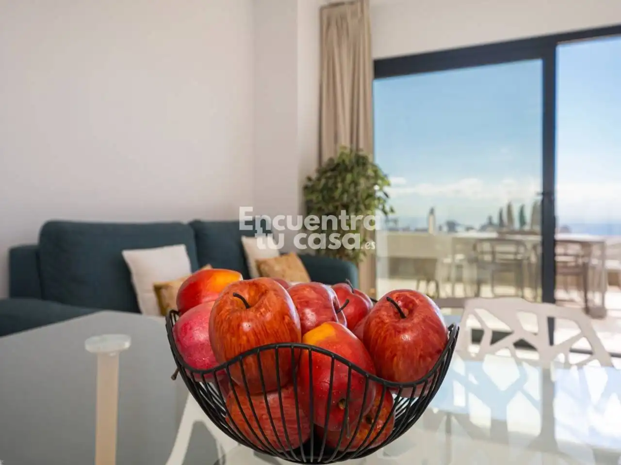 Living room of Attic for rent in Finestrat  with Air Conditioner, Heating and Terrace