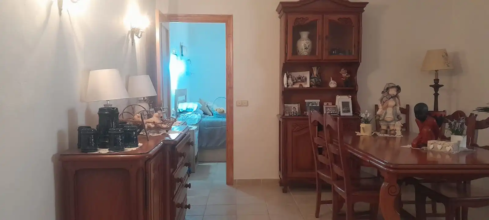 Esszimmer von Einfamilien-Reihenhaus zum Verkauf in Lúcar mit Möbliert