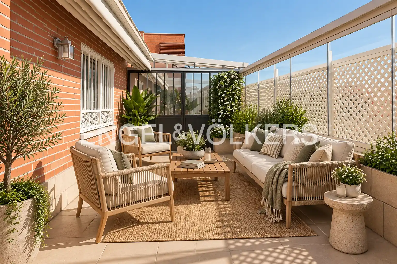 Terrace of Attic for sale in Madrid  with Air Conditioner, Heating and Private garden