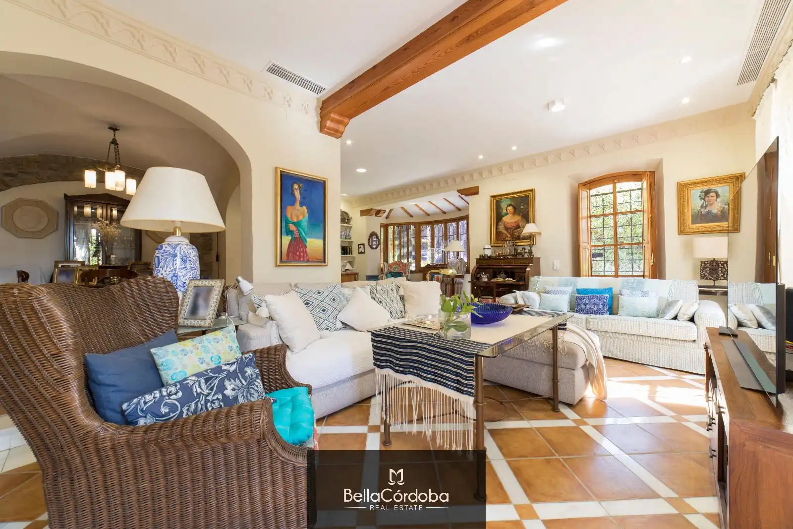 Living room of Houses for sale in Córdoba  with Air Conditioner, Heating and Terrace