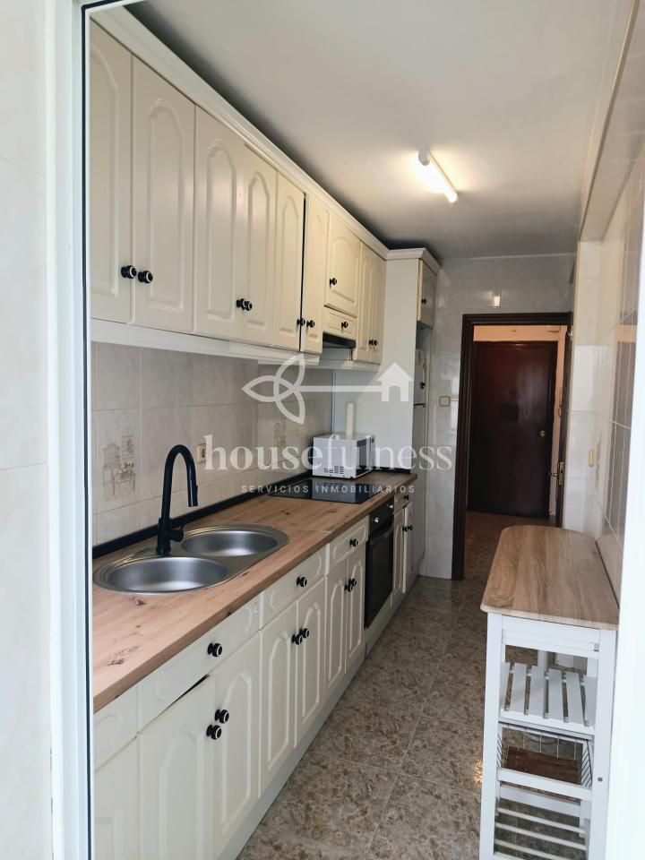 Kitchen of Flat for sale in Ferrol  with Heating, Terrace and Furnished