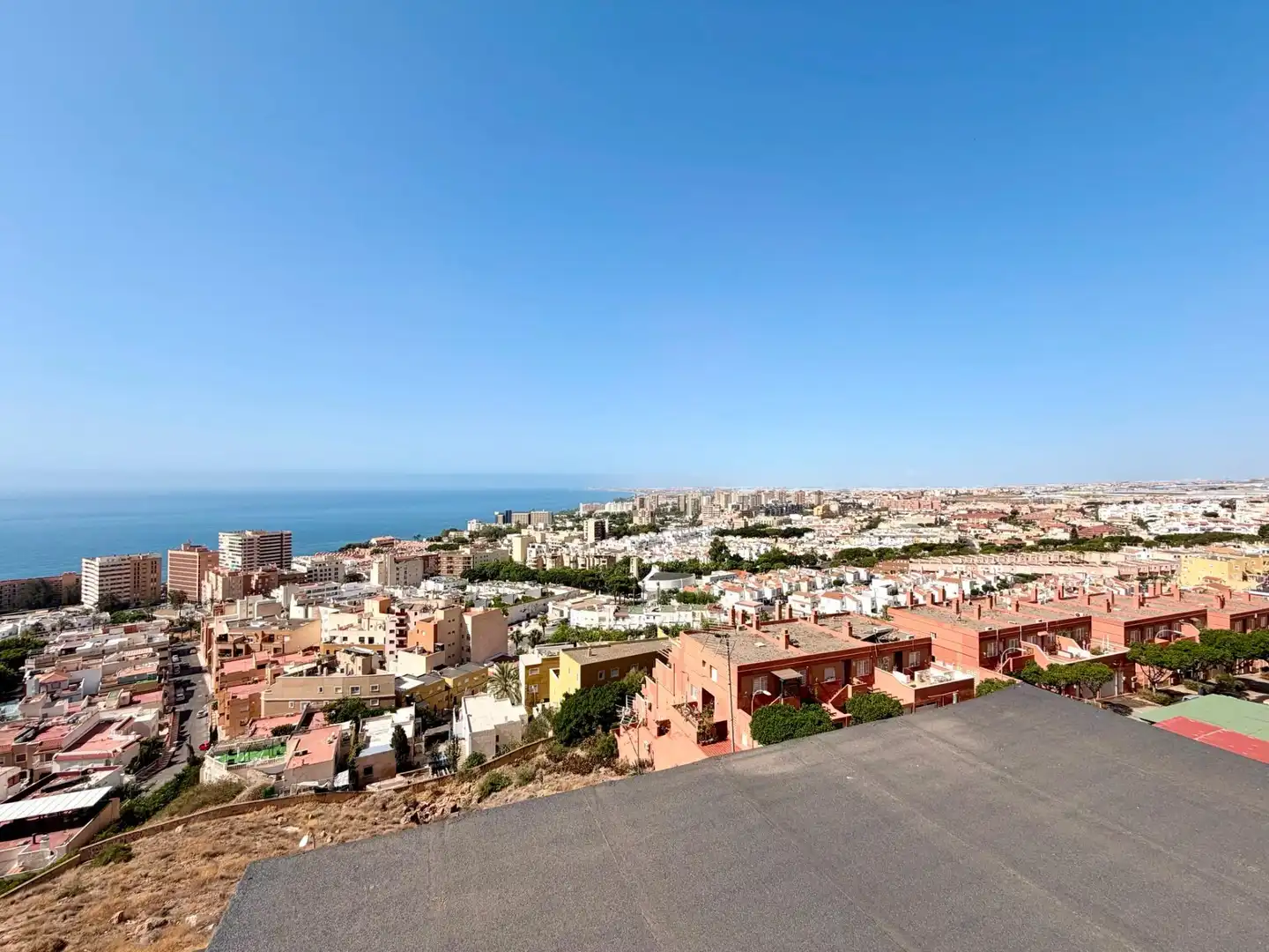 Vista exterior de Casa adosada de alquiler en Roquetas de Mar con Aire acondicionado, Calefacción y Terraza