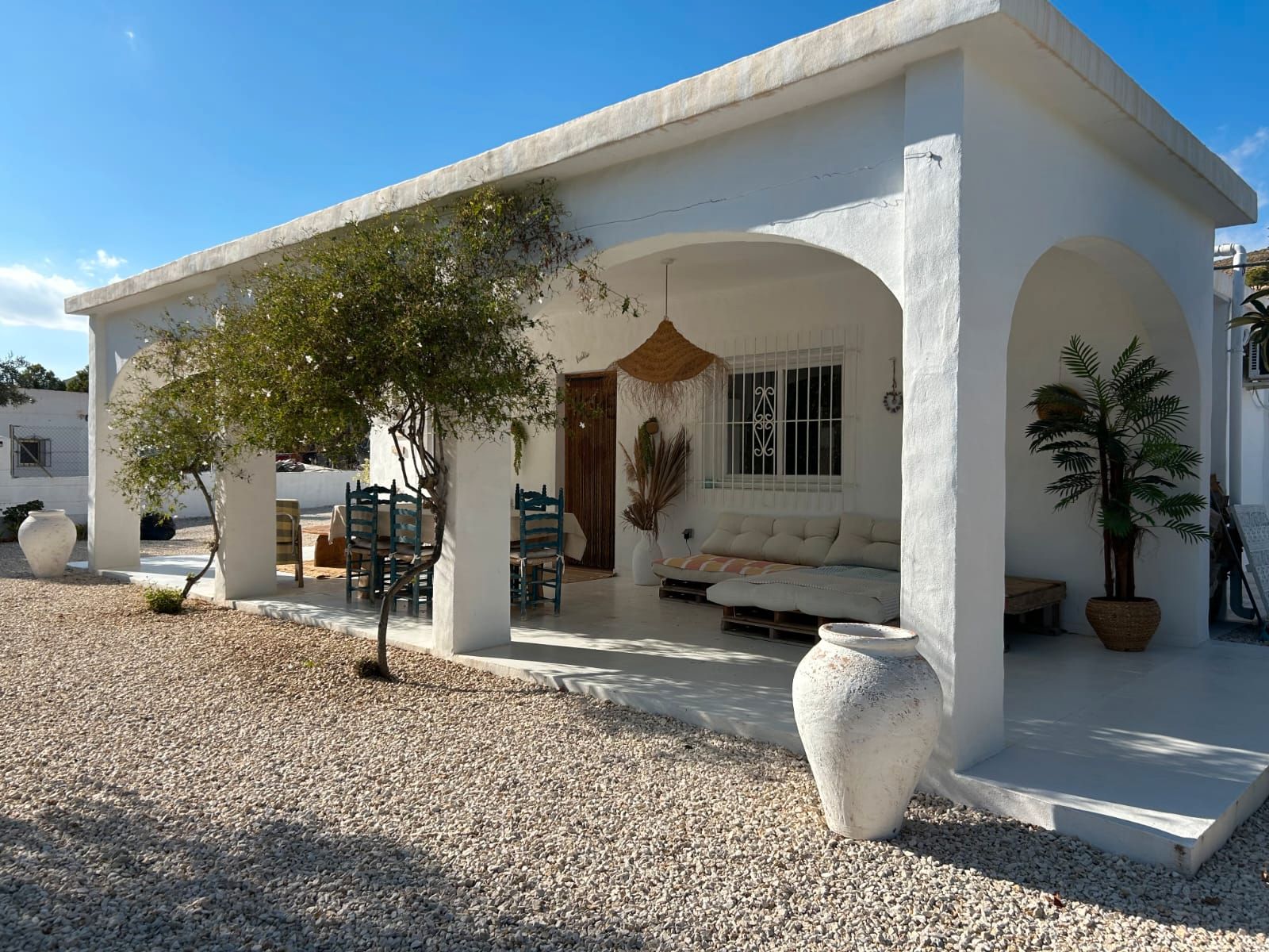 Exterior view of House or chalet to rent in San Vicente del Raspeig / Sant Vicent del Raspeig  with Private garden, Swimming Pool and Furnished